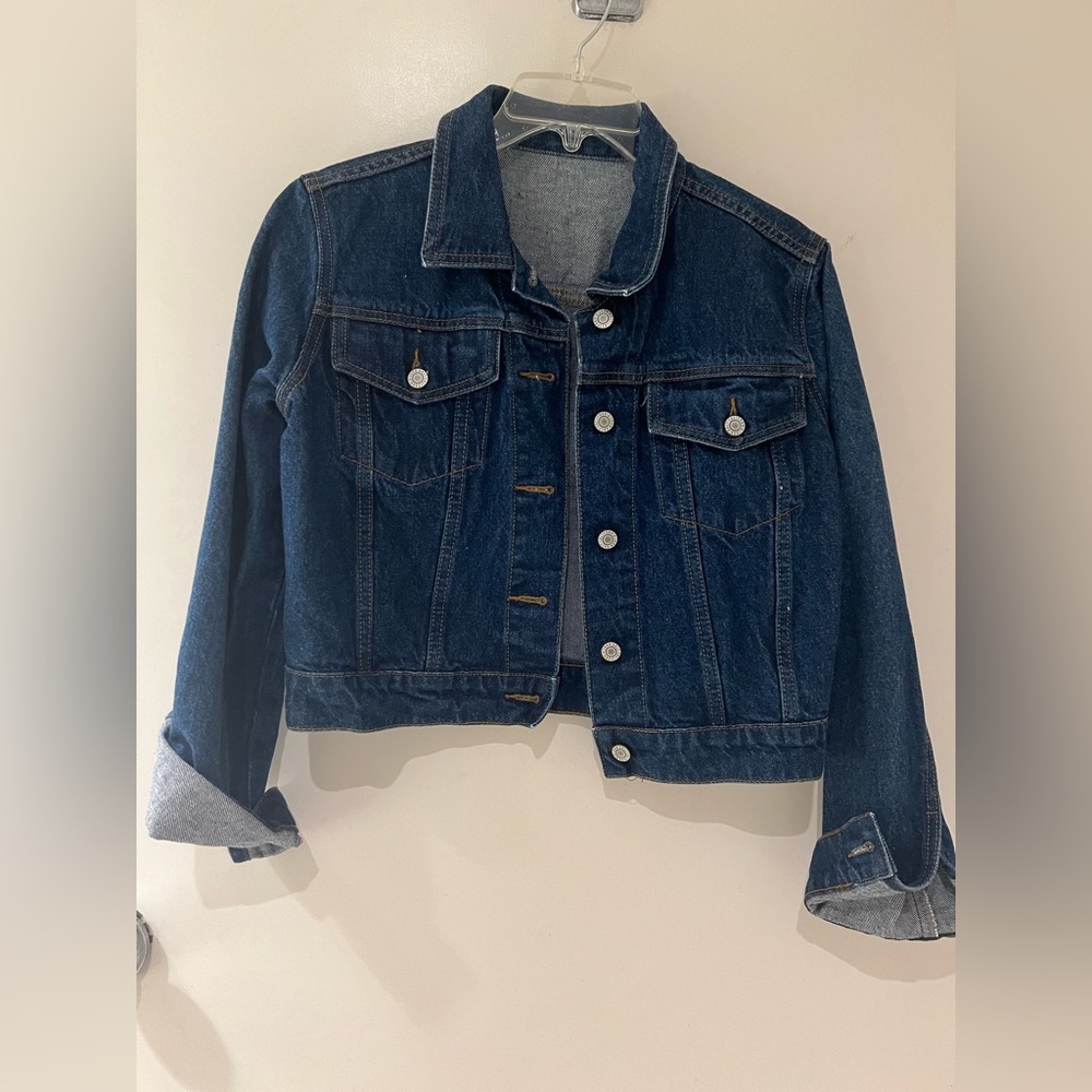 John Galt Brand Melville Cropped Jeans Denim Jacket